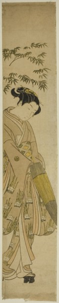 Young Woman Walking in Snow, c. 1767/68.