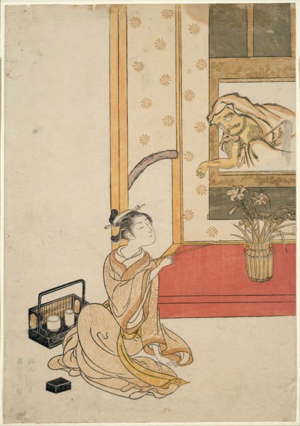 Giving Daruma a Smoke, 1765.