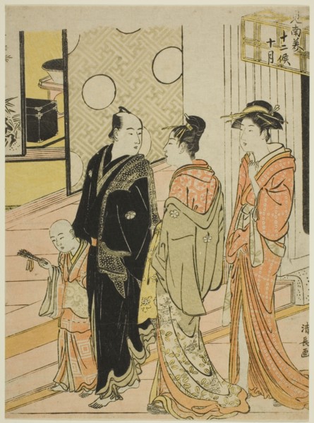 The Tenth Month (Jugatsu), from the series "Twelve Months in the South (Minami juni ko)", c. 1783/84.