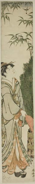 Geisha Playing Battledore and Shuttlecock, c. 1783.