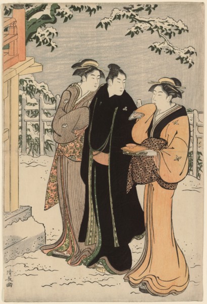 Matsuchi Hill after Snowfall, c. 1785.