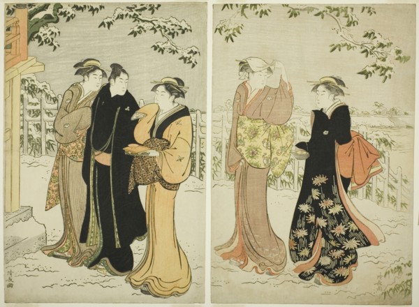 Matsuchi Hill after Snowfall, c. 1785.
