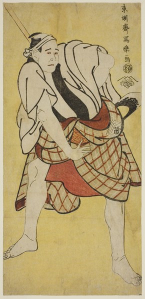 The actor Ichikawa Tomiemon as Inokuma Monbei, 1794.