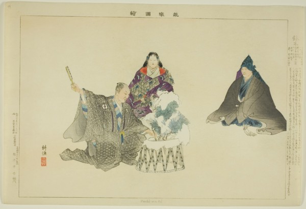 Hachi-maki, from the series "Pictures of No Performances (Nogaku Zue)", 1898.