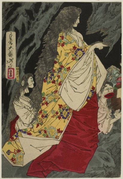 Supernatural Beings at Shirazunoyabu in Yawata, 1881.
