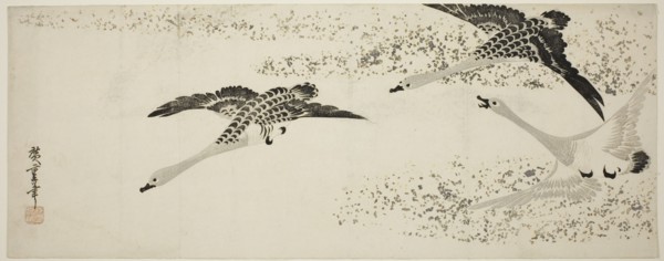 Descending Geese, c. 1830.