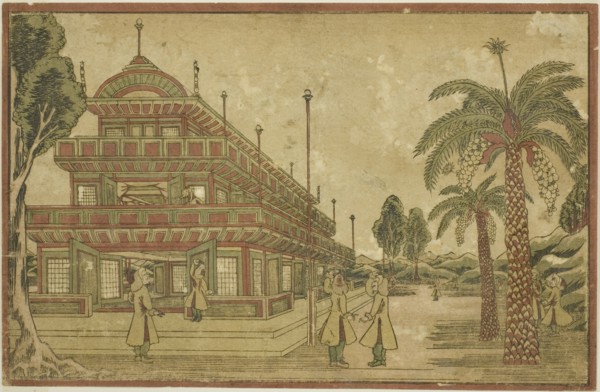 Newly Published Dutch Perspective View: The Tomb of King Mausolus in Asia, c. 1824/25.