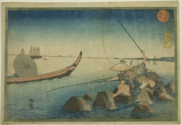 Teppozu, from the series "Famous Places in the Eastern Capital (Toto meisho)", c. 1832/33.