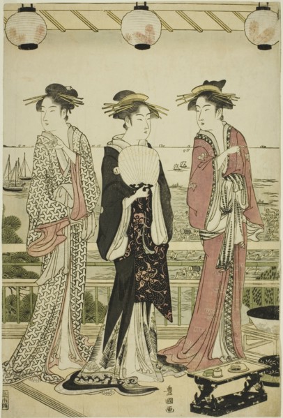 Four Seasons in the South - Summer View (Minami shiki natsu no kei), c. 1789/93.