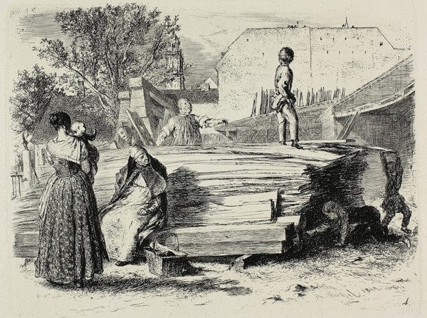 Plate four, from Radierversuche, 1844.