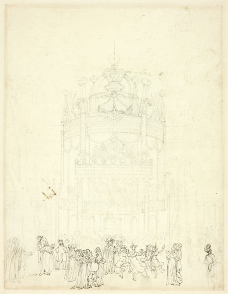 Study for Vauxhall Garden, c. 1809.