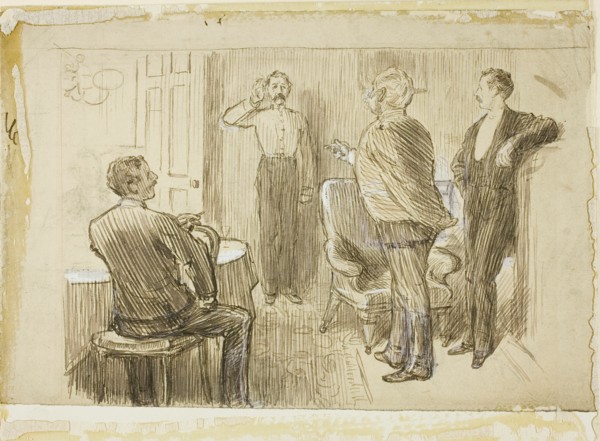 Officer and Orderly, 1870/91.