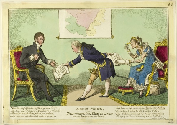 A New Mode of Presenting Two Addresses at Once, published February 1818.