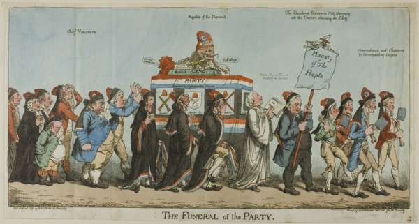 The Funeral of the Party, published October 30, 1798.
