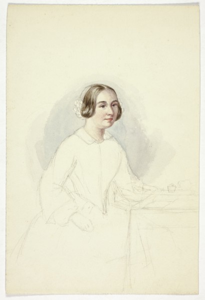 Young Woman at Writing Desk, n.d.
