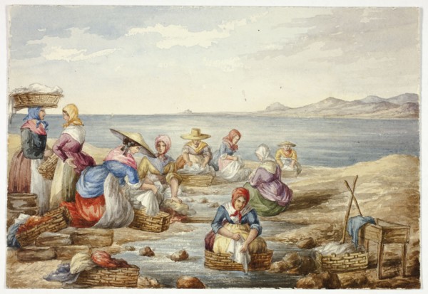 Washerwoman at Nice, February 1842.