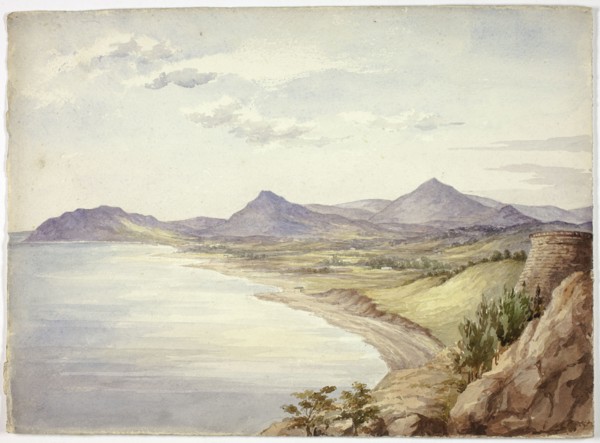 Victoria Castle and the Val of Shanganagh, Dún Laoghaire, 1843.