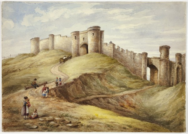 Scarborough Castle, 1854.