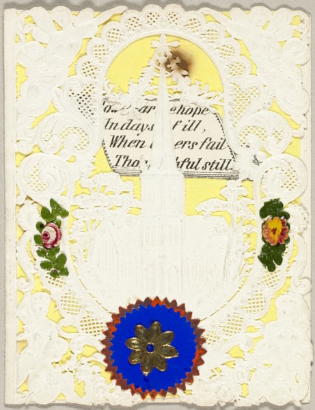 Untitled Valentine (Church), 1850/55.
