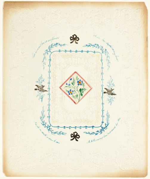 Life is Sweet (valentine), c. 1850.