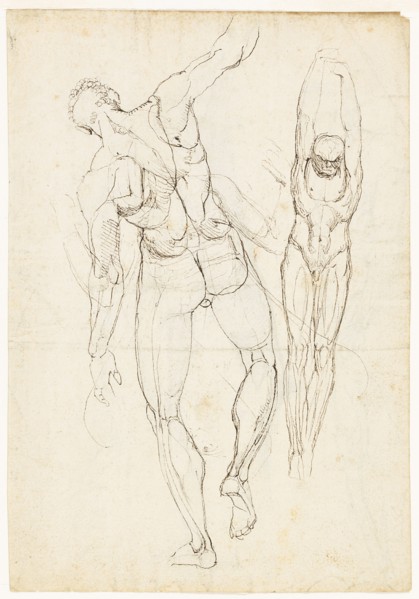 Figure Studies (recto and verso), c. 1800.