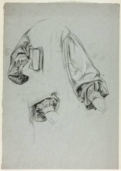 Three Sketches of Sleeves, n.d.