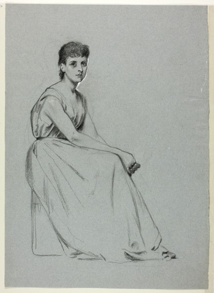 Seated Woman Facing Right, n.d.