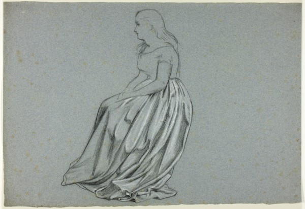 Profile of a Seated Woman, n.d.