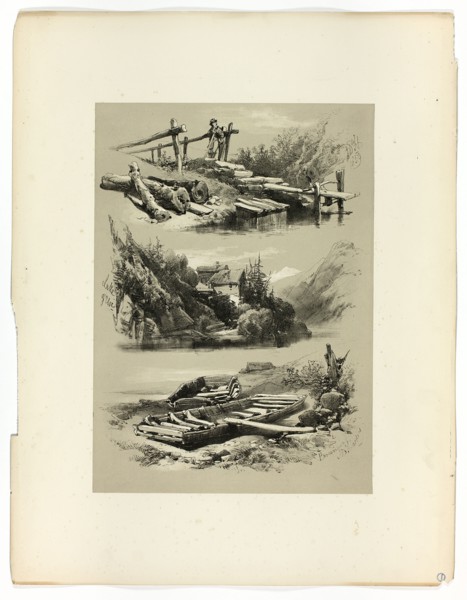 Lake of Uri and Brunnen, from Picturesque Selections, 1859.