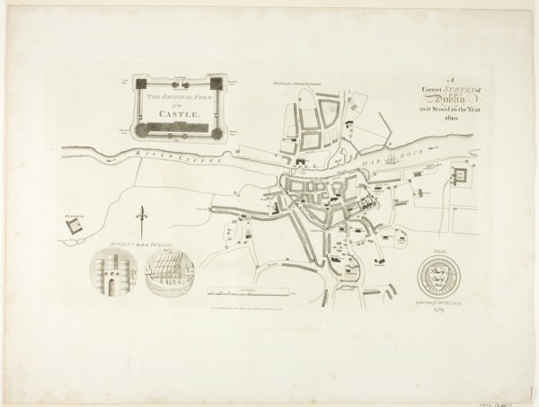 Correct Survey of Dublin, As It Stood in the Year 1610, published July 1792.