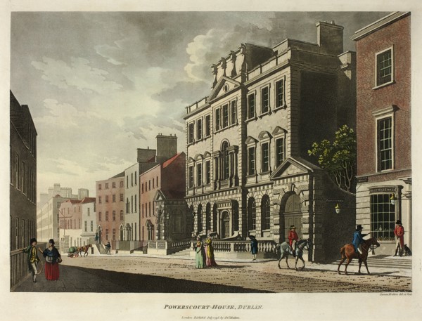 Powerscourt House, Dublin, published July 1795.