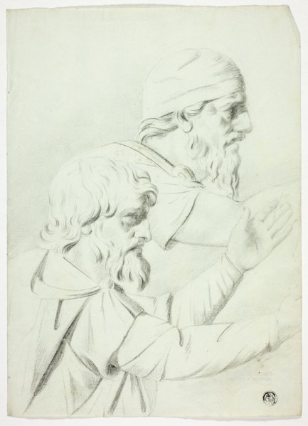 Two Men in Profile (from Bas Relief), n.d.
