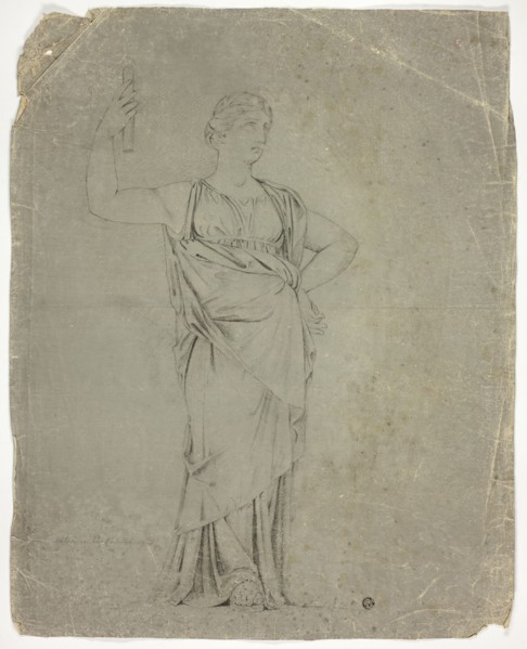 Ancient Statue of Standing Female Figure, c. 1775.