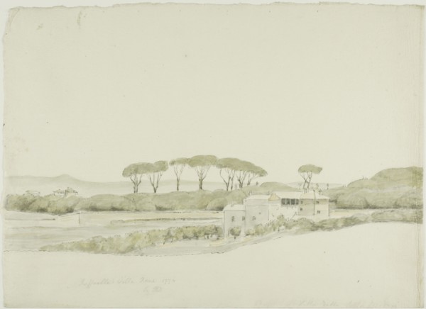 Raffaelle's Villa Medici, Rome, 1774.
