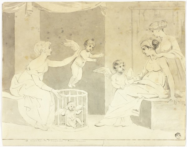 Seller of Loves (after Herculancum frieze), n.d.