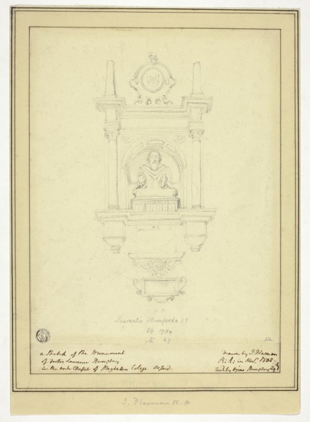 The Monument of Doctor Lawrence Humphrey, n.d.