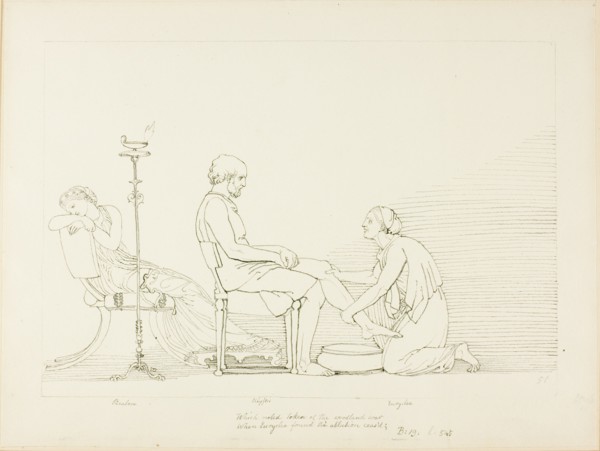 Ulysses, Penelope and Euryclea, n.d.  (comissioned 1792-3)