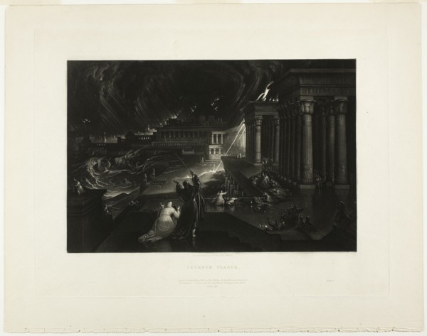 Seventh Plague, from Illustrations of the Bible, 1833.
