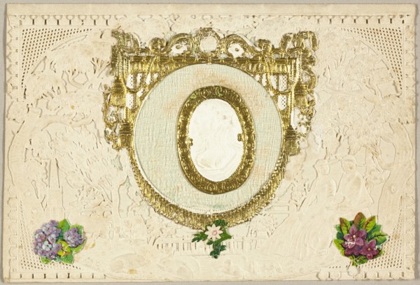 Untitled Valentine (Woman in Profile), 1860/69.