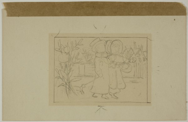 Two Figures Walking, n.d.