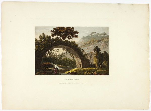 Bridge of Varus, plate twenty-eight from Ruins of Rome, published February 20, 1798.