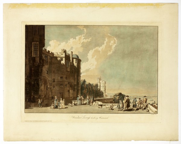 Windsor Terrace Looking Westward, 1809.