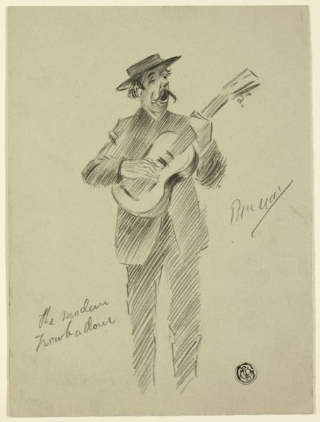 The Modern Troubadour, n.d. Creator: Philip William May.