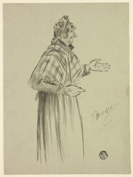 Shawled London Character, n.d.
