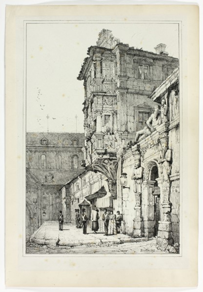 Ancien palais, Bamberg, 1833.