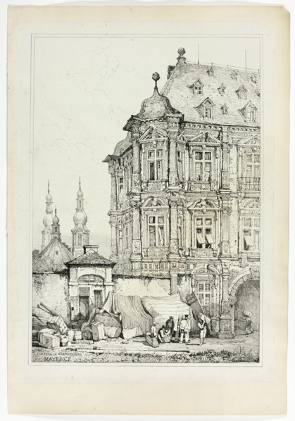 Chateau de Martinsbourg, Mayence, 1833.