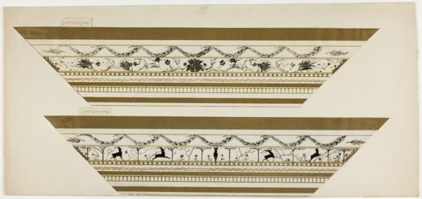 Stag and Flower Pattern Frame, 1897-99.