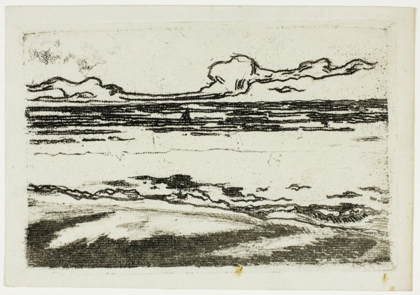 The Sea at Bognor, 1895.