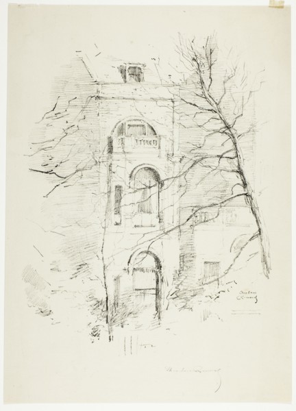 Winter, A House in Green Park, 1890-94.