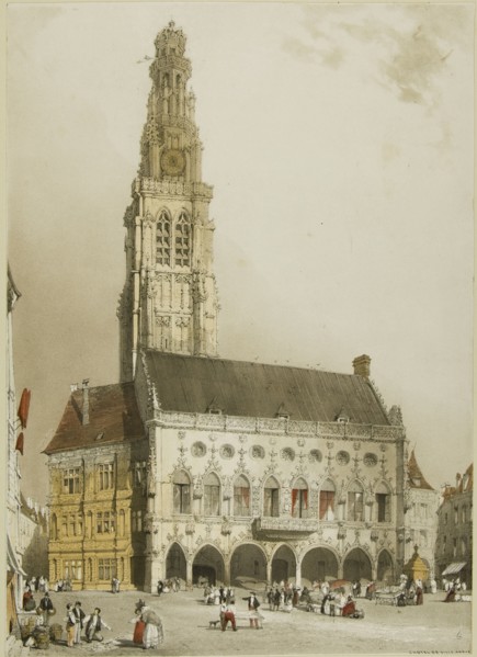 South Porch of Chartres Cathedral, 1839.